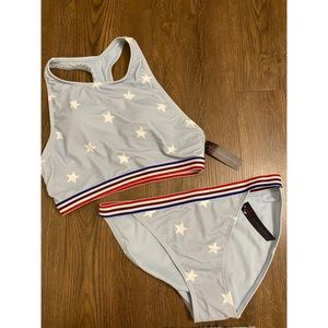 (SOLD) NWT Stars and Stripes Bathing Suit